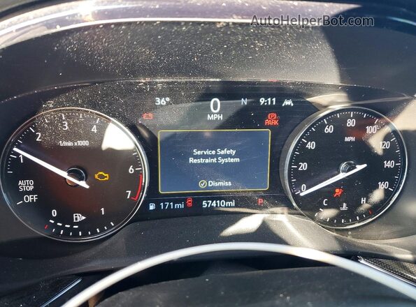 LRBFZNR46ND043758 2022 BUICK ENVISION Maroon Widok zestawu wskaźników