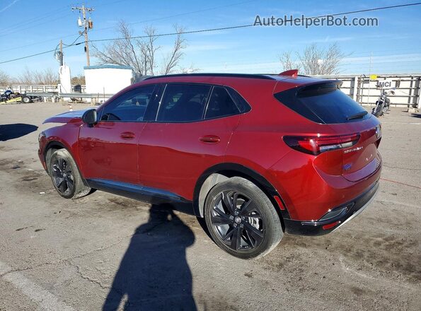 LRBFZNR46ND043758 2022 BUICK ENVISION Maroon Tył lewy