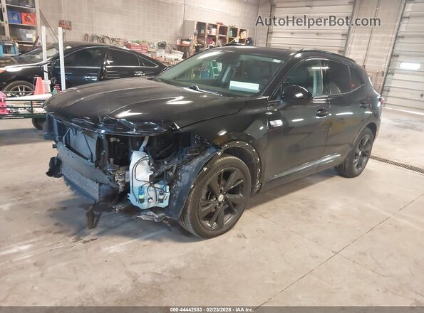 LRBFZPR40MD106184 2021 BUICK ENVISION Black Przód lewy