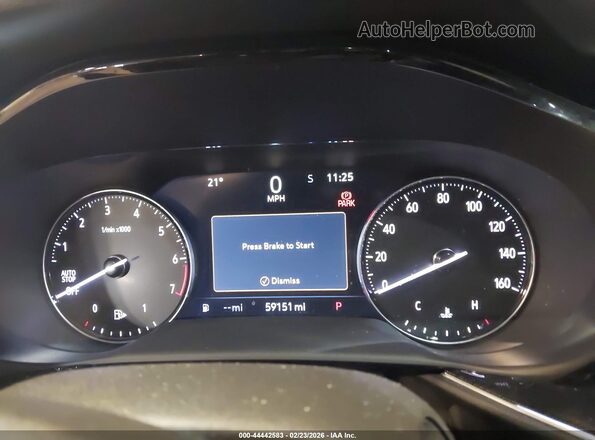 LRBFZPR40MD106184 2021 BUICK ENVISION Black Widok tylnych siedzeń