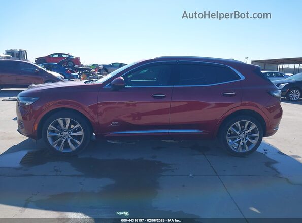 LRBFZRR47ND064769 2022 BUICK ENVISION Burgundy 