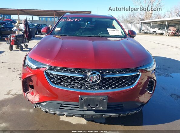 LRBFZRR47ND064769 2022 BUICK ENVISION Burgundy 