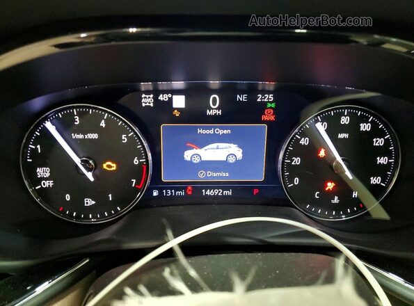 LRBFZSR48MD192864 2021 BUICK ENVISION Blue Vista del cuadro de instrumentos