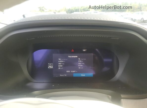 LVY062MA8PP335174 2023 VOLVO S90 White Instrument cluster view