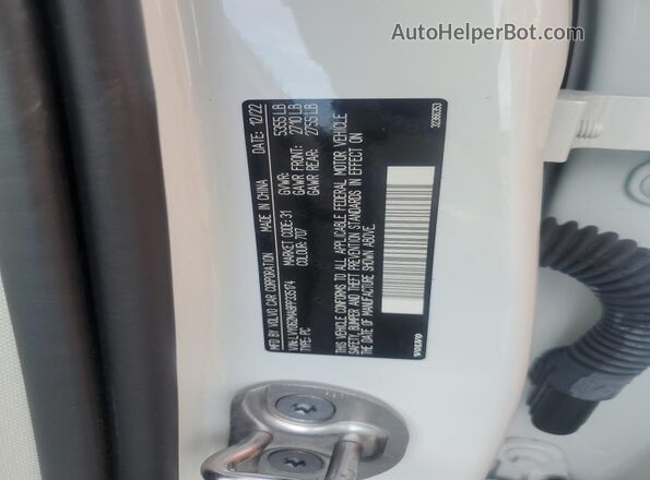 LVY062MA8PP335174 2023 VOLVO S90 White Engine compartment view