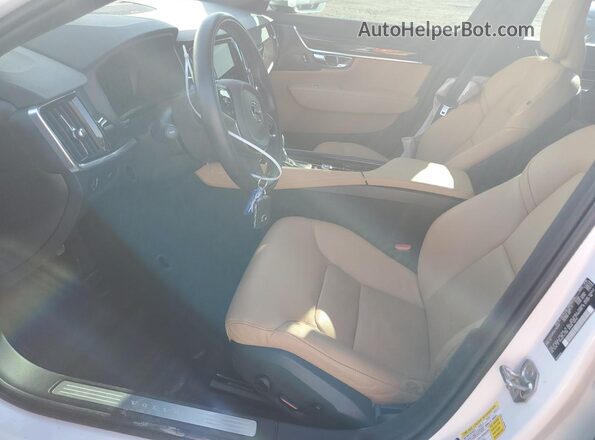 LVYA22MK9LP161084 2020 VOLVO S90 White წინა სალონის ხედი