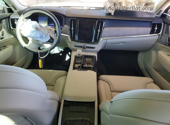 LVYH60AF0SP442087 2025 VOLVO S90 White Вид панелі приладів