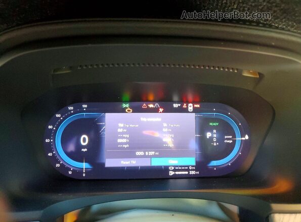 LVYH60AF0SP442087 2025 VOLVO S90 White Вид щитка приладів