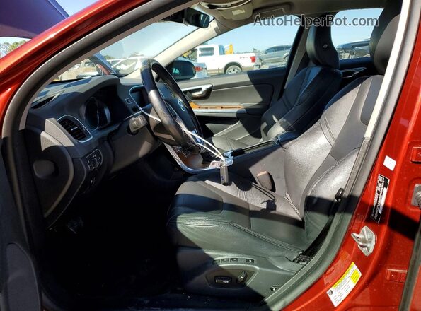LYV402FM5GB090072 2016 VOLVO S60 Red Front interior view