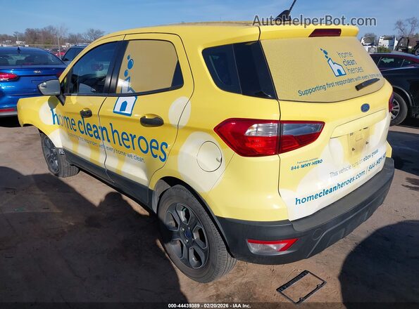 MAJ3S2FE2MC451866 2021 FORD ECOSPORT Yellow Rear left
