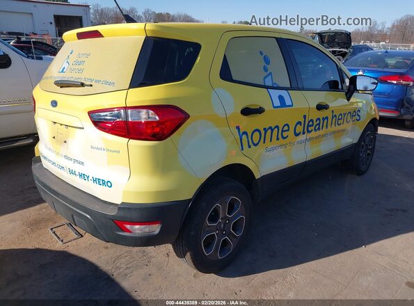MAJ3S2FE2MC451866 2021 FORD ECOSPORT Yellow Rear right