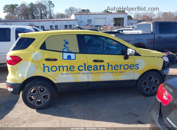 MAJ3S2FE2MC451866 2021 FORD ECOSPORT Yellow 360 interior view