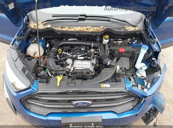 MAJ3S2FE7KC269383 2019 FORD ECOSPORT Blue 
