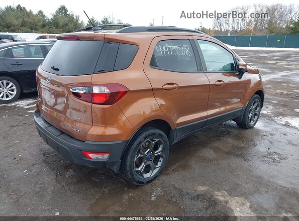 MAJ6P1CL7JC162182 2018 FORD ECOSPORT Orange Задня права чверть