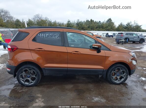 MAJ6P1CL7JC162182 2018 FORD ECOSPORT Orange Вид задньої частини салону