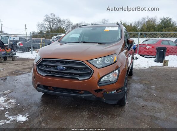 MAJ6P1CL7JC162182 2018 FORD ECOSPORT Orange Вид спереду