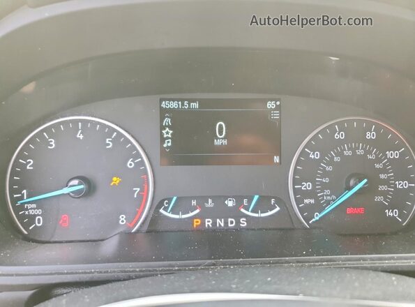 MAJ6S3GL0KC264137 2019 FORD ECOSPORT Red Սարքավորումների վահանակի տեսք