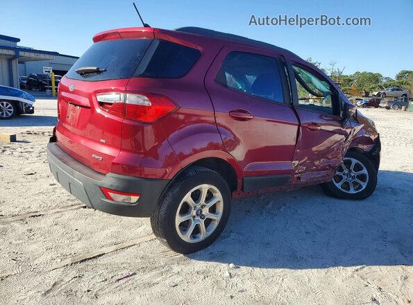 MAJ6S3GL0KC264137 2019 FORD ECOSPORT Red Հետևի աջ