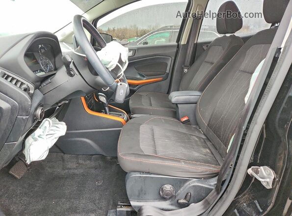 MAJ6S3GL0NC466108 2022 FORD ECOSPORT Черный Вид салона спереди