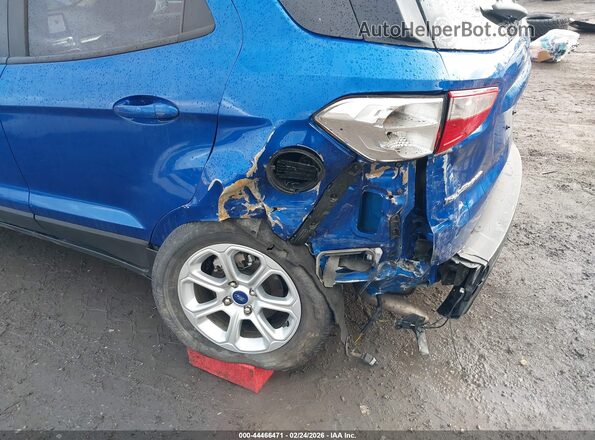 MAJ6S3GL1NC465615 2022 FORD ECOSPORT Blue Front view