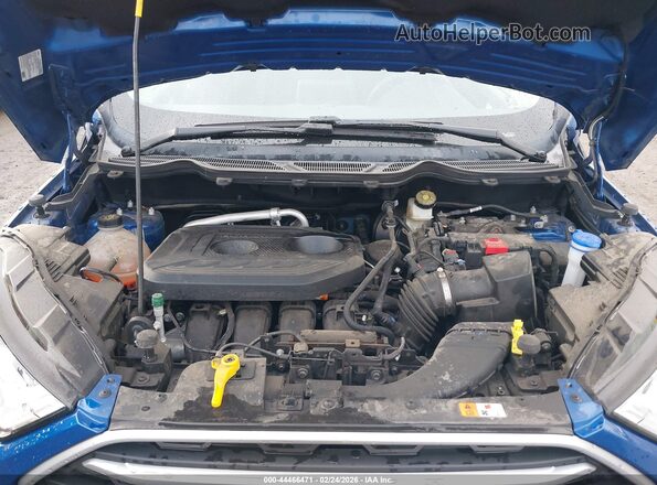 MAJ6S3GL1NC465615 2022 FORD ECOSPORT Blue Rear view