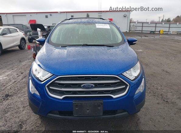 MAJ6S3GL1NC465615 2022 FORD ECOSPORT Blue Rear interior view