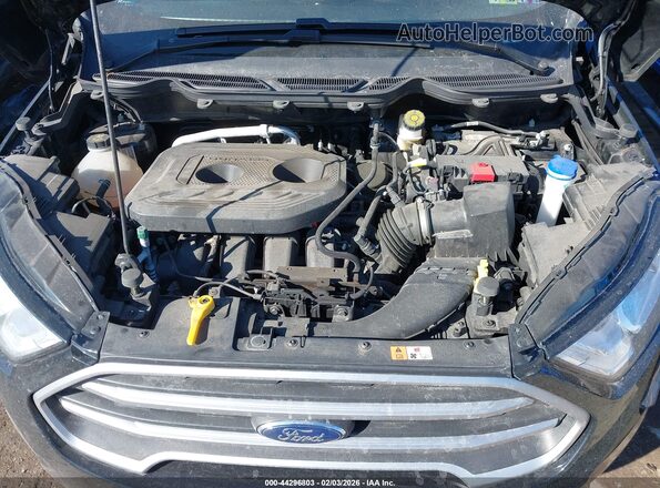MAJ6S3GL1NC472516 2022 FORD ECOSPORT Black Widok z tyłu