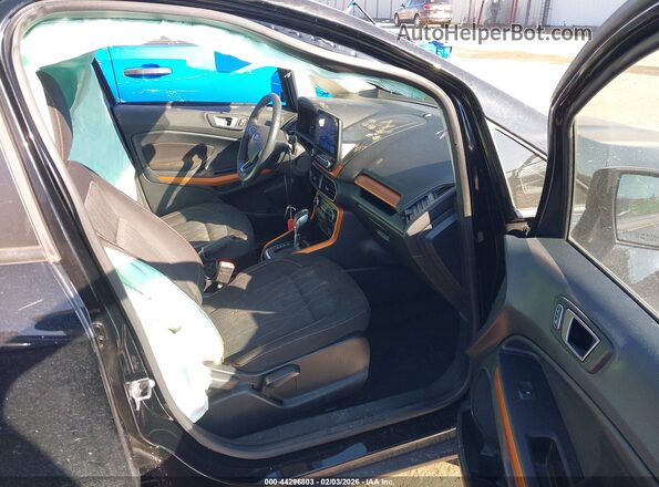 MAJ6S3GL1NC472516 2022 FORD ECOSPORT Black Widok wnętrza z przodu