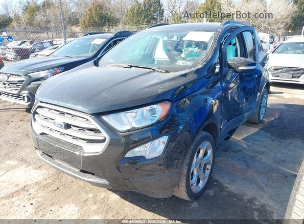 MAJ6S3GL1NC472516 2022 FORD ECOSPORT Black Przód lewy