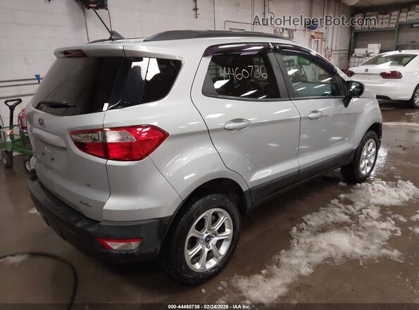 MAJ6S3GL2KC281649 2019 FORD ECOSPORT Silver Rear right