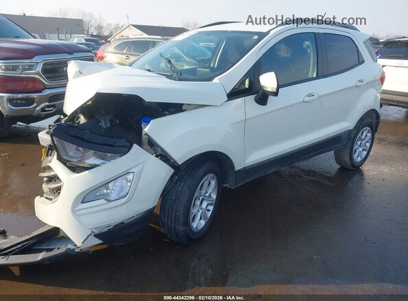 MAJ6S3GL2NC463890 2022 FORD ECOSPORT Белый Передняя левая четверть