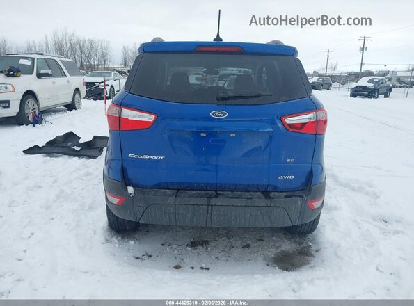 MAJ6S3GL3MC424319 2021 FORD ECOSPORT Синий 
