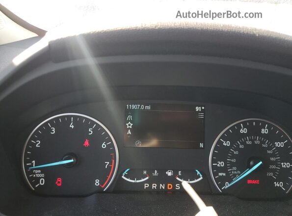 MAJ6S3GL6NC462225 2022 FORD ECOSPORT Blue Vista del cuadro de instrumentos