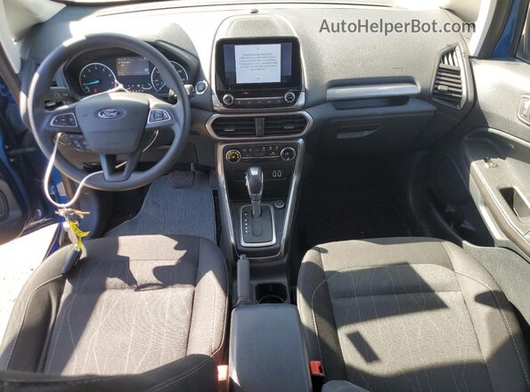 MAJ6S3GL6NC462225 2022 FORD ECOSPORT Blue Vista del salpicadero