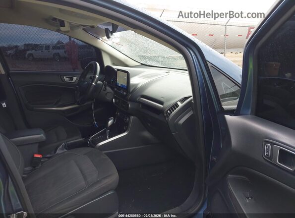 MAJ6S3GL7NC466915 2022 FORD ECOSPORT Blue წინა სალონის ხედი