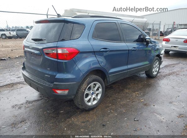 MAJ6S3GL7NC466915 2022 FORD ECOSPORT Blue უკანა მარჯვენა