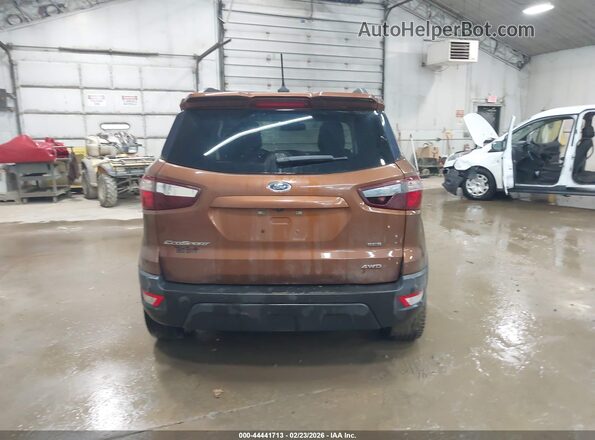 MAJ6S3JL6KC266581 2019 FORD ECOSPORT Orange 