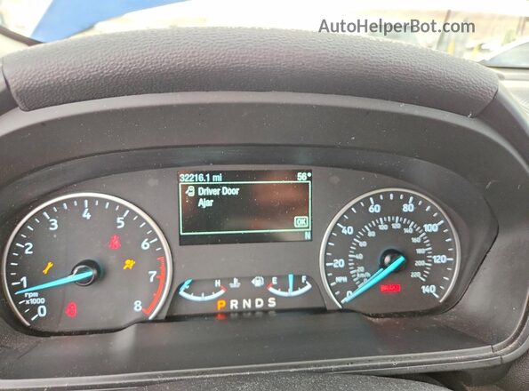 MAJ6S3JL7NC469449 2022 FORD ECOSPORT Blue Սարքավորումների վահանակի տեսք