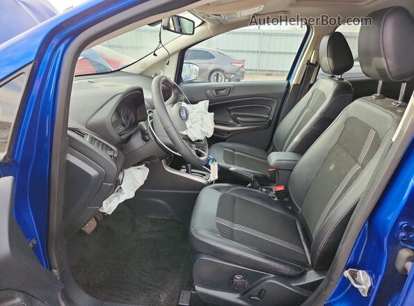 MAJ6S3JL7NC469449 2022 FORD ECOSPORT Blue Սալոնի դիմացի տեսք