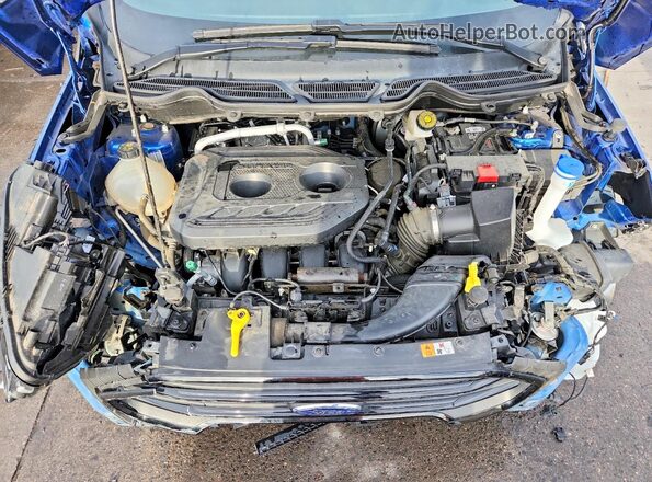 MAJ6S3JL7NC469449 2022 FORD ECOSPORT Blue Շարժիչի բաժամունքի տեսք