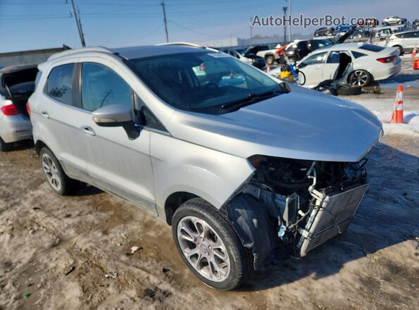 MAJ6S3KL5KC274783 2019 FORD ECOSPORT Silver Przód prawy