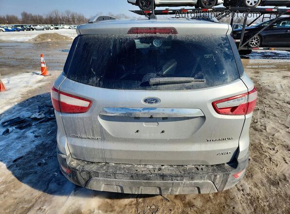 MAJ6S3KL5KC274783 2019 FORD ECOSPORT Silver Widok z tyłu