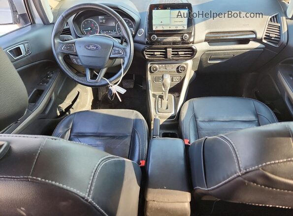 MAJ6S3KL5KC274783 2019 FORD ECOSPORT Silver Widok deski rozdzielczej