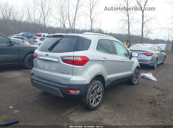 MAJ6S3KLXKC291479 2019 FORD ECOSPORT Silver Trasero derecho