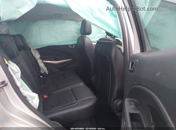 MAJ6S3KLXKC291479 2019 FORD ECOSPORT Silver Vista de la etiqueta del VIN