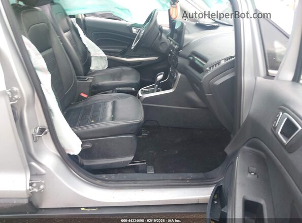 MAJ6S3KLXKC291479 2019 FORD ECOSPORT Silver Vista interior delantera