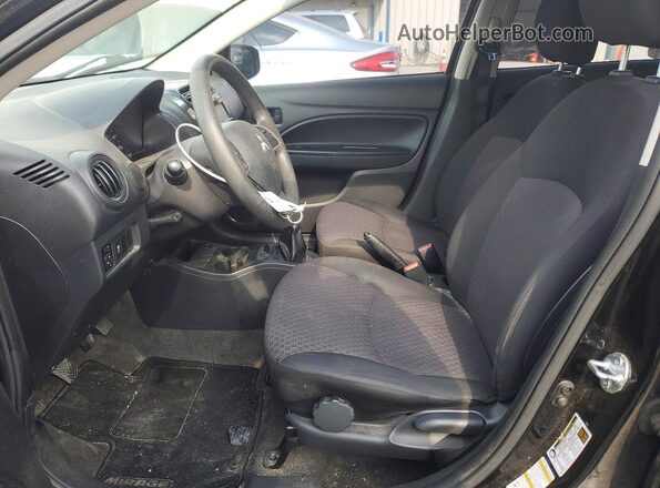 ML32A3HJ3LH008266 2020 MITSUBISHI MIRAGE Black Вид салону спереду