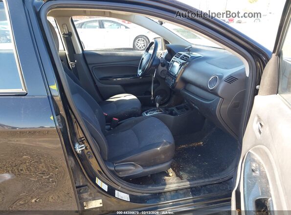 ML32A5HJ4HH001233 2017 MITSUBISHI MIRAGE Black Widok wnętrza z przodu
