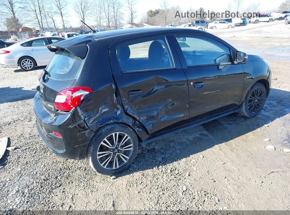 ML32A5HJ4HH001233 2017 MITSUBISHI MIRAGE Black Tył prawy