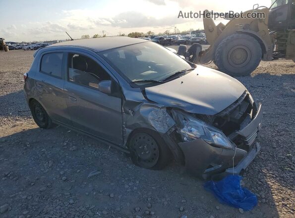 ML32AUHJ1PH004860 2023 MITSUBISHI MIRAGE Серебряный Передняя правая четверть